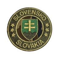 Nášivka kruh Slovensko Slovakia zelená